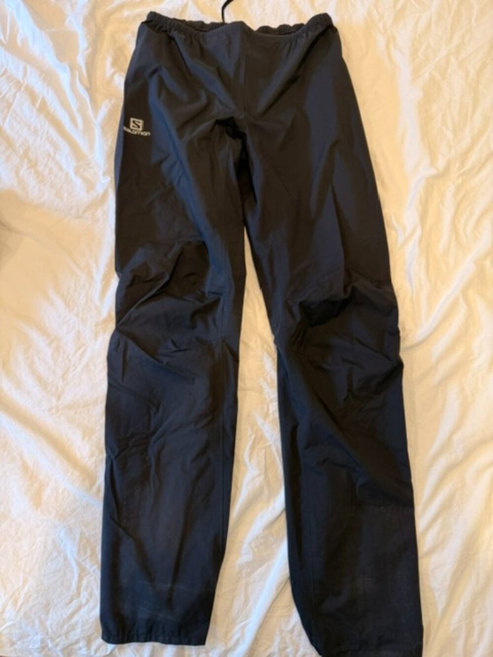 Fair condition Salomon Advanced Skin Dry men's shell pants. Black. Size M